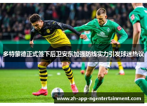 多特蒙德正式签下后卫安东加强防线实力引发球迷热议
